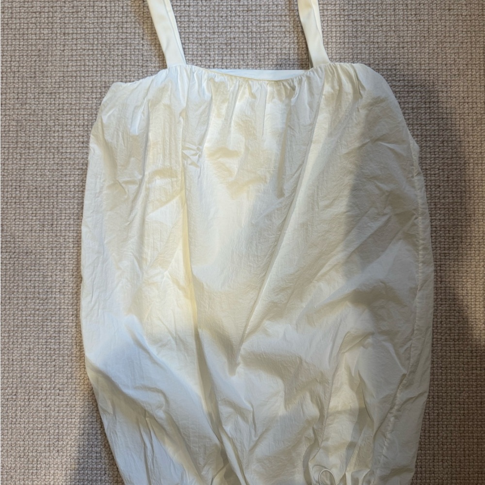 Daily Drills White Athletic Bubble Dress